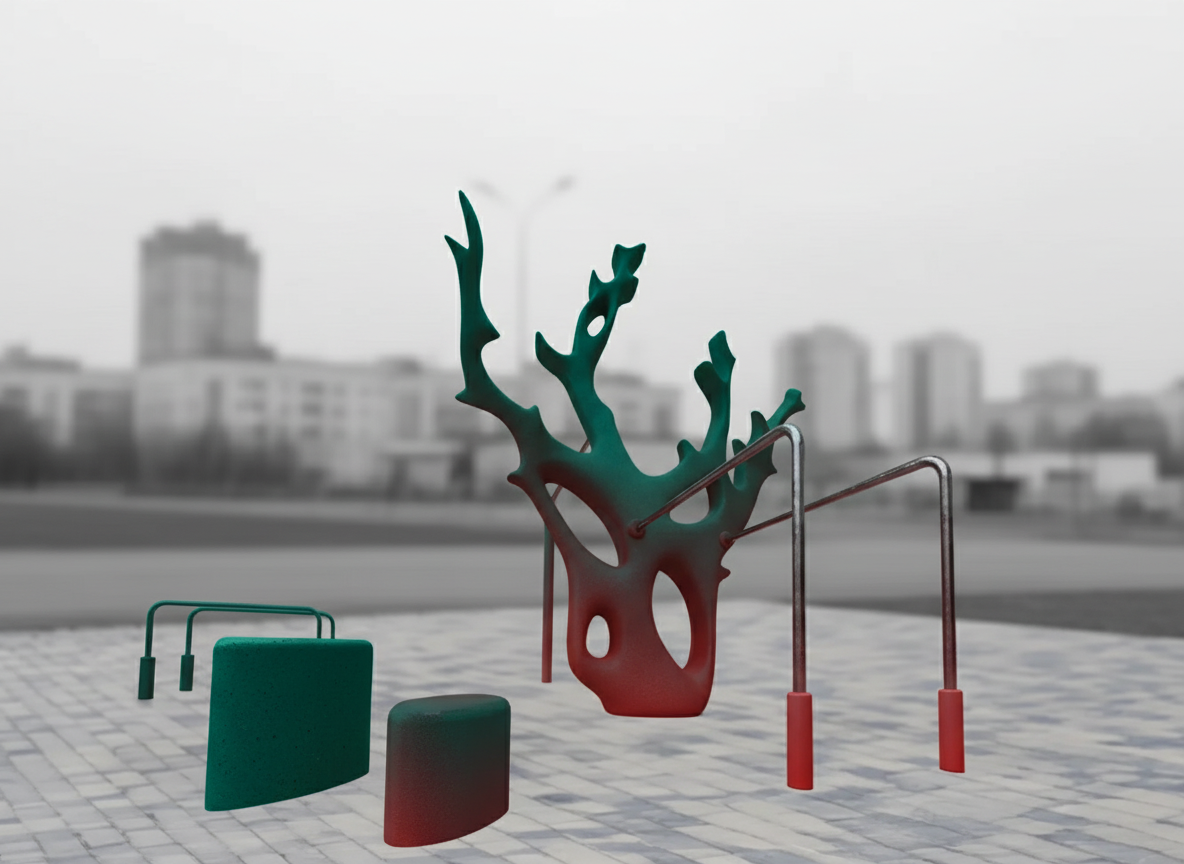 Уличный тренажер «Коралл»